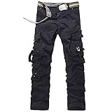 Guan's Mens Casual Military Army Style CARGO CAMO Combat Work Pants Trousers