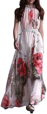 Kaured Nice Women's Casual Summer Elegant BoHO Maxi Floral Long Sundress Dress floral16 / 8