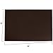 Computer Leather Desk Pad, Stylish Mat Cover, Reversible Color Design Brown to Khaki, 18x24 Inches