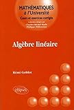 Algèbre linéaire by 