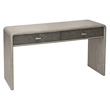 Amazon Com Home Fare Gray Oak And Shagreen Console Table