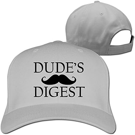 XJBD Unisex-Adult Dude's Digest Fishing Caps Ash