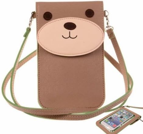 Mini Phone Pouch and Built-in touch Screen Protector + CB Styles Pen (TEDDY BEAR / BOY &amp; GIRL)