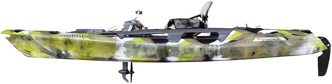 Feelfree Dorado 125 Kayak with Overdrive and 8Ball Steering Lime Camo