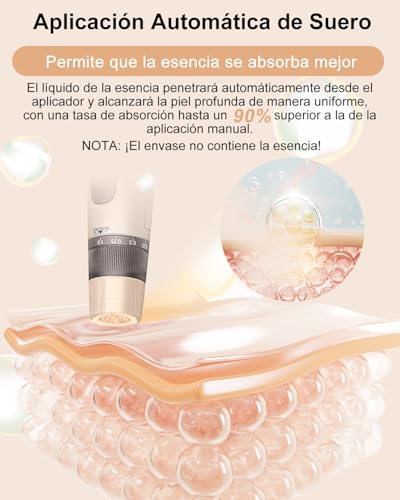 Hydra.Pen H5 Microneedling Pen, Automatic Serum Applicator with Microcurrent EMS, Professional Wireless Microneedling for Skin Care, Wrinkles, Scars and Hair Loss, Gold