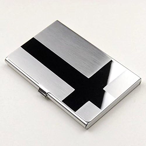 Doyeemei Stainless Steel Silver Aluminium Business ID Credit Card Holder Case Cover