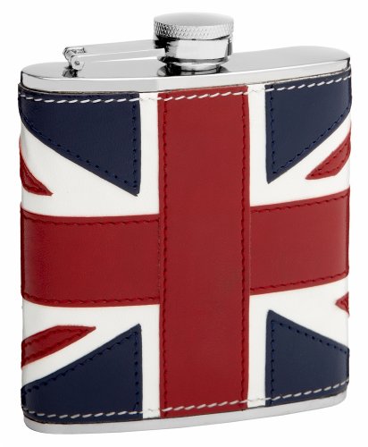 Premium Quality 6Oz British Flag Hip Flask