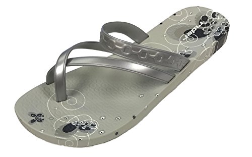 Rider Butterfly II Sandal Womens, Grey/Silver