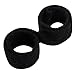 MLMSY Fashion Hair Styling Disk Hair Donut Former Foam French Twist Magic DIY Tool Bun Maker (2Pcs)