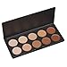 Goege Professional 10 Color Concealer Camouflage Foundation Makeup Palette Contour Face Contouring Kit