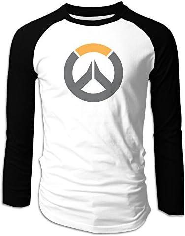 Overwatch Circle Logo Icon Men's Crazy Long Sleeve Baseball Tee