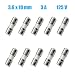 SIXQJZML 10 Pack F3AL Fast-Blow Mini Fuse 3A 3amp 125V Glass Fuses 0.14 x 0.39 inch / 3.6 x 10 mm (125Volt) (F3A)