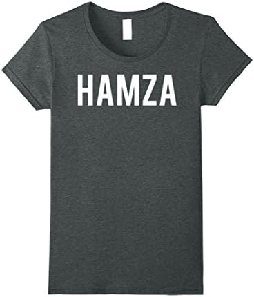 Womens Hamza T Shirt - Cool new funny name fan cheap gift tee XL Dark Heather