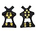 Non-slip Over Shoe, AGPtek Climbing Snow & Ice Cleats Grips Anti-Slip Studded Ice Traction Shoe Covers Spike Crampons Cleats Size S /M/ L/XL , Large