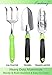 Finnhomy Garden Tool Set/Gardening Tool Set Garden Kit Gardening Gift Tool Set for Digging Weeding Loosening Soil Aerating Transplanting 3 Piecethumb 1