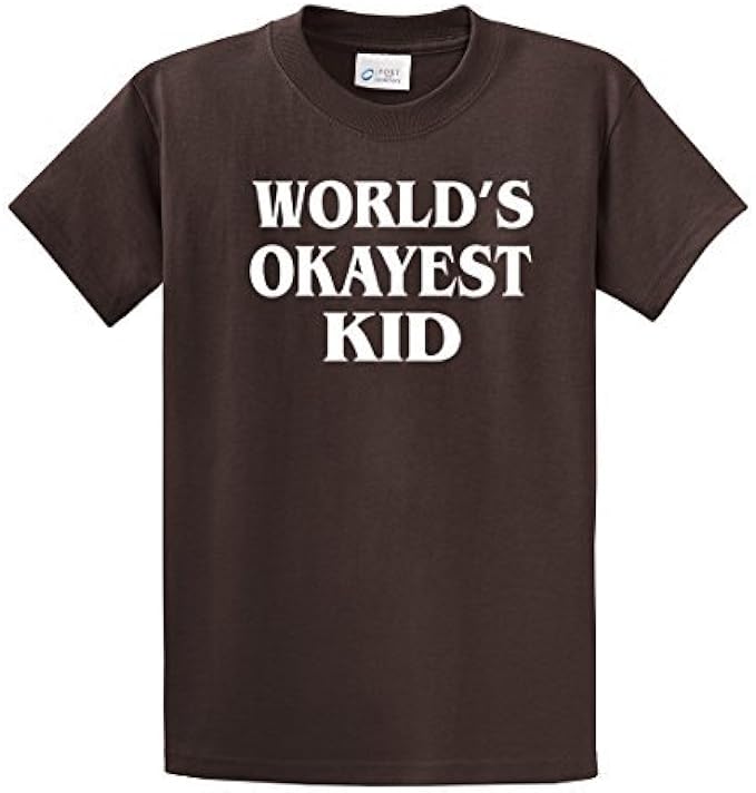 World's Okayest Kid T Shirt Funny Adult Tee Shirt military - Bild 8 von 18