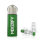Mixerfy Earplugs Noise Protection For Concerts, Musicians - FREE CORDS, CASE, GIFT with Each Order - Noise Cancelling Hearing Protection Ear Plugs (Green)