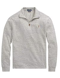 Polo Ralph Lauren suéter de algodón Pima con media cremallera para hombre