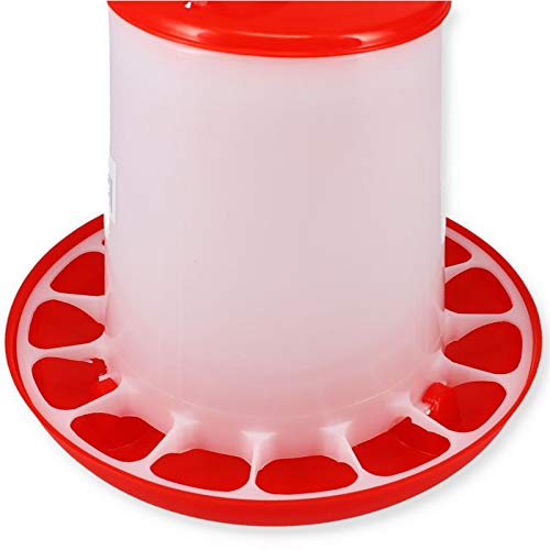 Geflügel Futterautomat 1,5 3 6 10 Kg Futterspender Futtertrog Hühner Wachteln Gänse Enten Trog – Bild 4