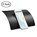 Karlor 2 Pack Sticky Anti-Slip Gel Pads for Cell Phones, Premium Non-Slip Car Dashboard Mat for Cell Phones, Sunglasses, Keys, Speakers,Coins and More-Black (Large Size 8.9 X 5.7 inch)