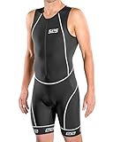 Triathlon Suit Men - Tri Suits for Men - Mens Trisuit - Trisuits FRT2.0-2 Pockets - Soft Chamois - Ideal from Sprint to 1/2 Ironman