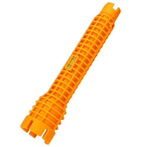 Wrench Hand Tools yanQxIzbiu Multifunctional Sink Faucet Wrench Water Pipe Spanner Basin Bottom Pliers Sleeve - Orange