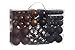 100 Brown and Black Christmas Ornament Balls Shatterproof + 100 Metal Ornament Hooks, Hanging Ornaments for Indoor/Outdoor Xmas Christmas Tree, Holiday Party, Home Décor Sizes, 1.2