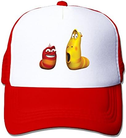 Popular Funny Crazy Larva Cartoon Trend Mesh Snapbacks Trucker Hats