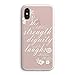 iPhone X Case Motivational Inspirational Flower Floral Cute Bible Verses Quotes She Is Clothed with Strength & Dignity Proverbs 31:25 Black and White Stripe Chevron Clear Rubber Case for iPhone X