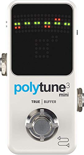 TC Electronic Polytune 3 Mini Bundle with 2 MXR Patch Cables