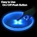 GoSports LED Flying Disc with 4 LEDs, Blue, 175gm