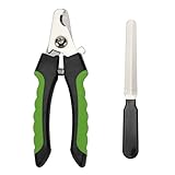 Dog Nail Clippers and Pet Nail Toenail Clippers Claw Trimmers with Quick Sensor and Safety Guard for Small Medium and Large Breeds Dog with Free Nail File
