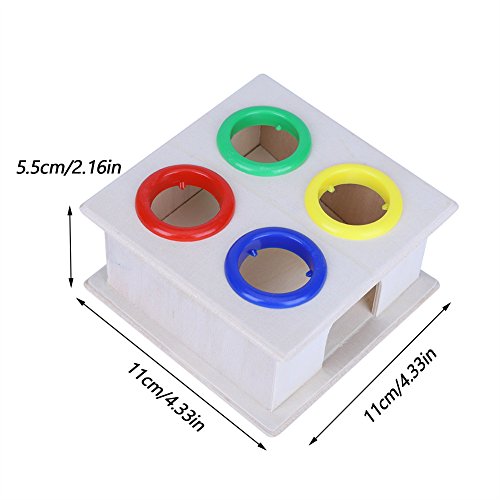 image for GLOGLOW Wooden Hammering Toy Beautiful Early Educational Learning Inte