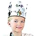 Hygloss White Paper Crowns 24 Pack - Paper Crowns for Kids to Decorate - Craft Activity - Blank Crown for Adults - Perfect for Parties, Celebrations - DIY Crown Crafts