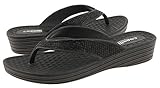 Capelli New York Mesh Faux Leather Thong Ladies Flip Flop