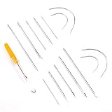 AIEX Home Hand Sewing Needle Kit for Upholstery Furniture Carpet Leather Repair Sewing Tools (2 Sets/14pcs)