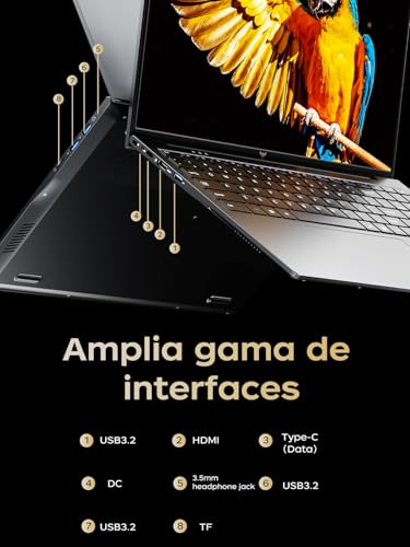 Tivique 2026 15.6 Inch Laptop with Ryzen R2544 up to 3.7GHz (Defeat N150/N97), 16GB DDR4 RAM + 512GB SSD M.2 with 11 Pro Pre-installed, FHD, BT5.2, USB3.2, Type-C, 54.7Wh Laptop