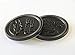 puzhanyou 62mm 4×4 Trail Rated thicken Trunk Tailgate Fender Emblem Badge LOGO for Jeep Wrangler 2pc set (All black)