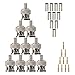 Eagles 10PCS BNC Plug Crimp Connectors RG58 RG142 LMR195 Coax Male for 50 Ohm RF Applications Antennas Radios Security Camera Cable Tester,Wireless Sensor,Etc