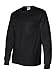 Gildan Men's Ultra Cotton Long Sleeves Pocket T-Shirt_Black_XL