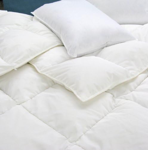 Royal Down Chiara Micro German 100-Percent Microfiber White Goose Down Comforter, King