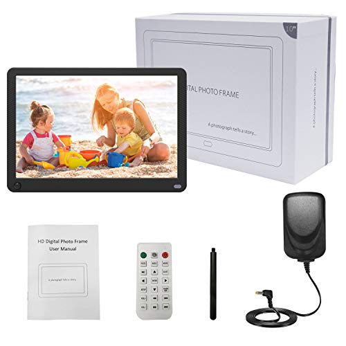 Kenuo Digital Picture Frame 10.1 Inch Motion Sensor Include 32GB Card 1920x1080 IPS Screen