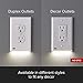 5 Pack - SnapPower GuideLight 2 [For Duplex Outlets] - Replaces Plug-In Night Light - Electrical Receptacle Wall Plate With LED Night Lights - Auto On/Off Sensor - (Duplex, Light Almond)
