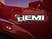 Yoaoo 2pcs OEM Black HEMI 5.7 Liter 5.7L Emblem Badge 3D Decal for Dodge RAM 1500 Matte Origianl size