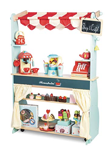 Le Toy Van – Honeybake Laden und Kaffeestand-Rollenspiel aus Holz für Kinder | Café oder Supermarkt-Rollenspiel Laden – Bild 5