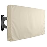 KHOMO GEAR Outdoor TV Cover - SAHARA Series - Universal Weatherproof Protector For 30 - 32 Inch TV - Fits Most Mounts & Brackets