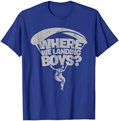 Where we landing boys gaming/gamer t-shirt