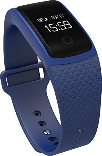 Lincass Smart Heart Rate Monitor Bracelet Fitness Tracker Smart Wristband with Heart Rate Monitor Blood Pressure Blood Oxygen Monitor 2016 New Smart Watch Blood Pressure Smart Bracelet (Blue)