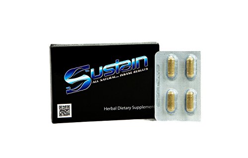 SUSTAIN ALL NATURAL INSANE RESULTS - 4 Capsule Trial Pack-NEW OFFER!