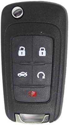 New 5 Button Replacement For Gm Flipkey W/Peps Push Button Start Ignition W/ Duracell Battery Inside